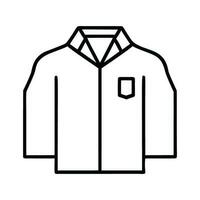 minimalista camisa icono pictograma estilo vector imagen