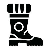 Rubber Boots Icon vector