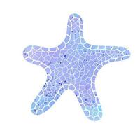 Starfish. Marine dweller. Concept of sea and ocean life. Watercolor vector