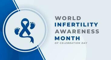 World Infertility Awareness Month Vector Design Illustration for Background, Poster, Banner, Advertising, Greeting Card