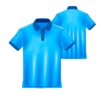 Blau Polo generativ ai png