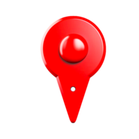 red location lcon Generative Ai png