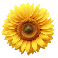 Common Sun flower Generative Ai png