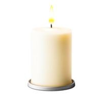 Realistic candle Generative Ai png