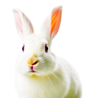 Ostern Hase Weiß Hase generativ ai png