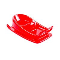 red sled Generative Ai png