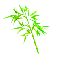 Bamboo Leaves Generative Ai png