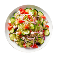 saudável salada generativo ai png