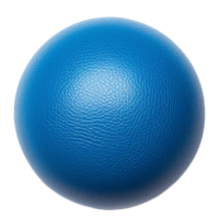påfrestning boll Färg blå generativ ai png