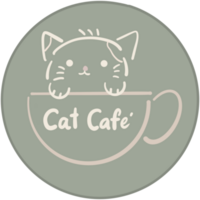 chat café signe png