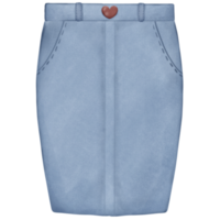 Cute jeans skirt png