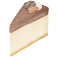 delicioso simples bolo com cobertura png