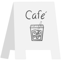 minimal Kafé tecken png