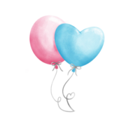 pastel ballons pour fête png