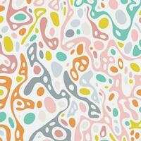 abstract pastel coloured organic style pattern background vector