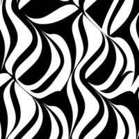 Abstract black and white pattern background vector