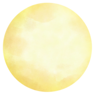 Illustration Aquarell voll Mond png