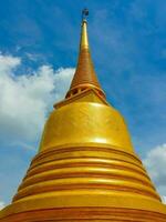 Upside down bell shaped pagoda photo