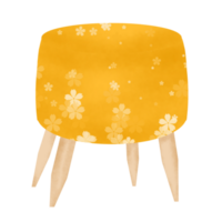 Simple stool chair png