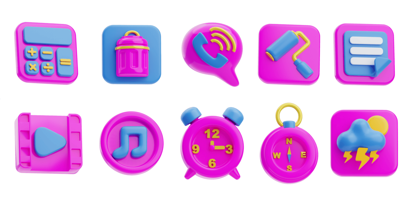 Aesthetic Icons PNGs for Free Download
