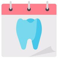 dentist appointment vector flat icon