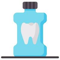 mouthwash vector flat icon