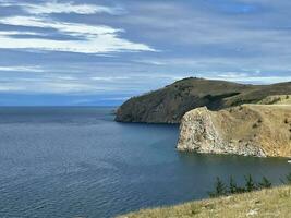 Beautiful view of Lake Baikal, Russia photo