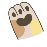 Paw calico cat animal foot png