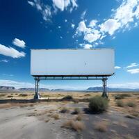 Billboard HD Photo Mockup Photo AI Generative