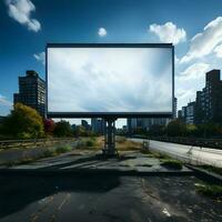 Billboard HD Photo Mockup Photo AI Generative