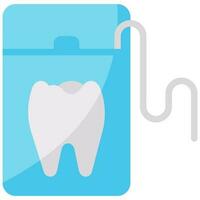 dental floss vector flat icon