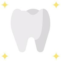 healthy tooth vector flat icon