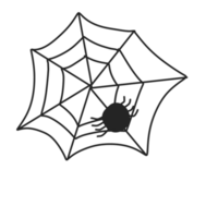 la toile araignée Halloween png