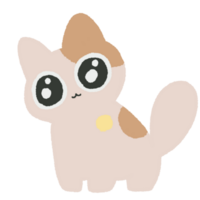 calico kat schattig dier illustratie png