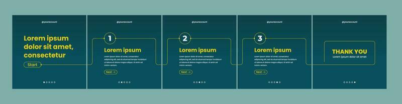 simple carousel or microblog template for social media posts