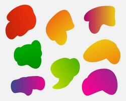 Free Colorful Shapes Vector Art, Colorful vector shapes set