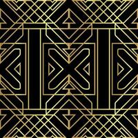 Celtic Knot Seamless Pattern,Beautiful gold Celtic knot on solid background vector