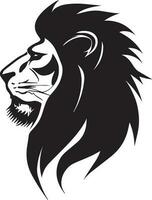 lion face tattoo illustration 2 vector