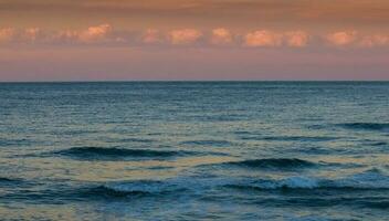 Ocean and sky sunset landscape photo