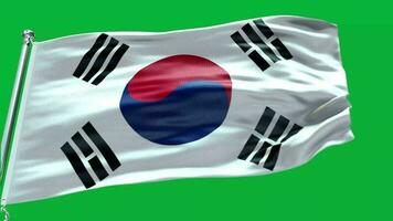 South Korea National Flag video