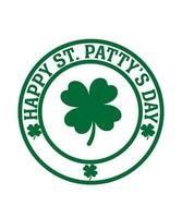 happy st. patty's day t shirt vector