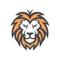 Lion Animal Logo Illustration Vector Design Template