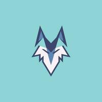 lobo logo ilustración vector diseño modelo