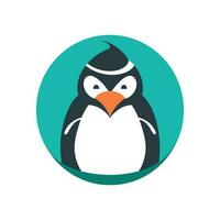 Penguin Birds Logo Illustration Vector Design