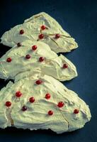 Meringue Christmas tree photo