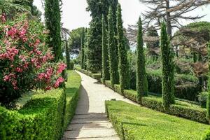 Gardens of Santa Clotilde, Catalonia photo