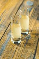 Two glasses of limoncello photo