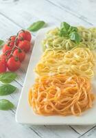Colorful pasta colorful photo