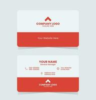 Simple and Modern Business Card Template. vector