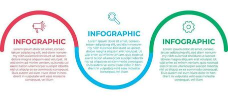 negocio proceso infografía modelo. eps 10 vector. vector